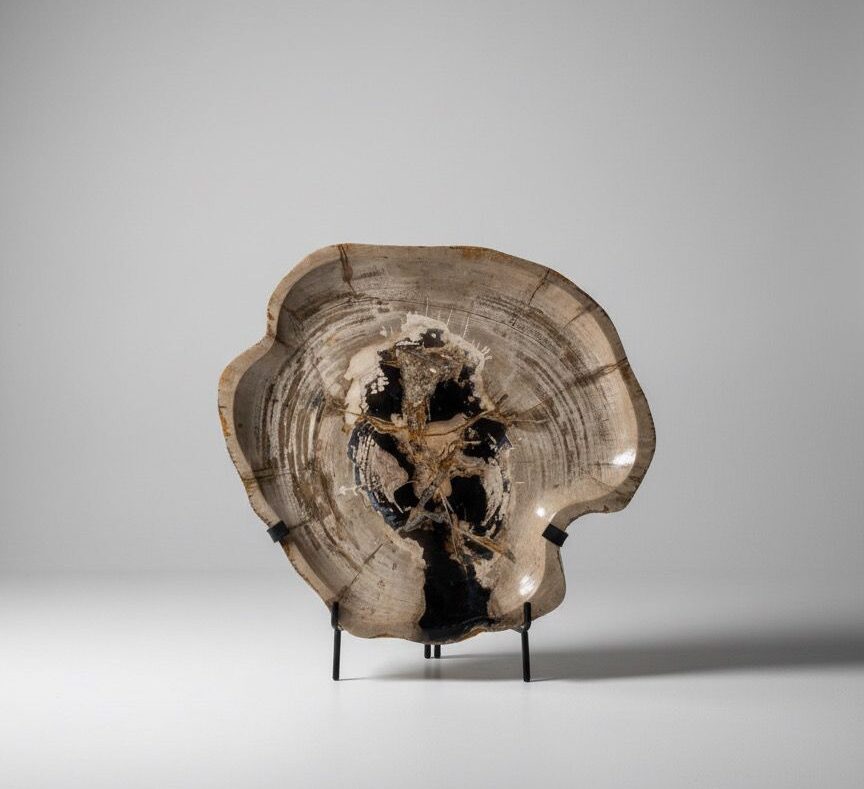 Natural Petrified Plate - PL003