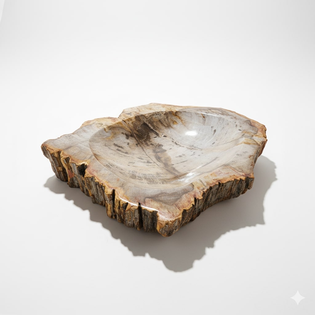 Petrified Wood Ashtray - AS009