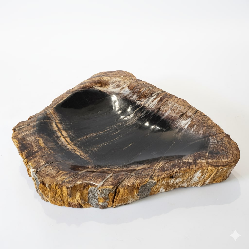 Petrified Wood Ashtray - AS010
