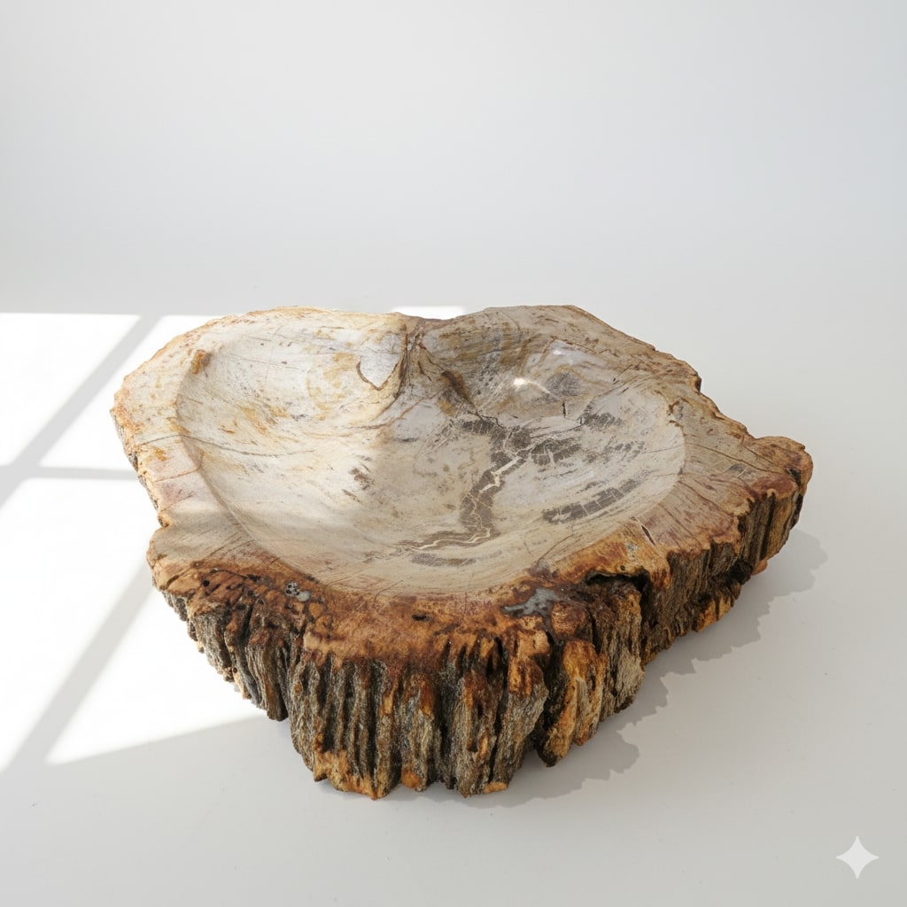 Petrified Wood Ashtray - AS012