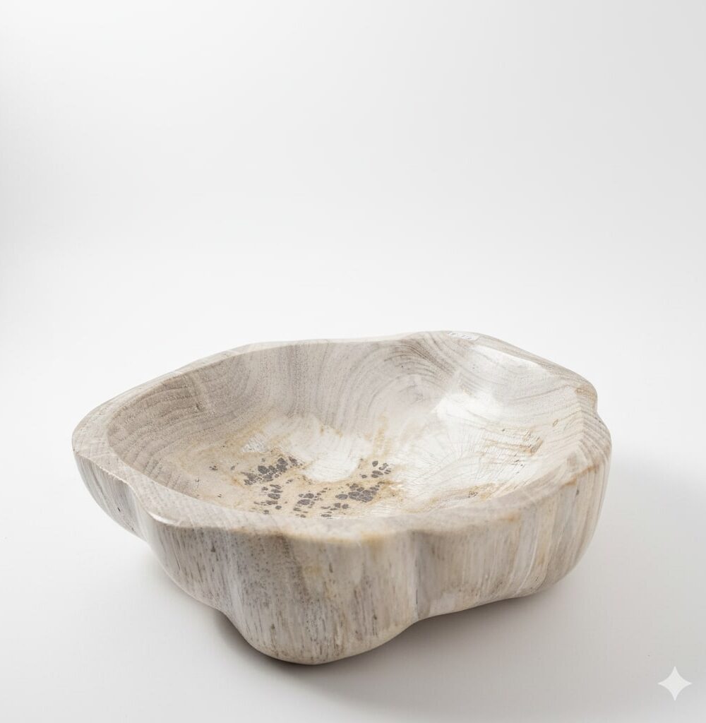Natural Petrified Bowl - BL014
