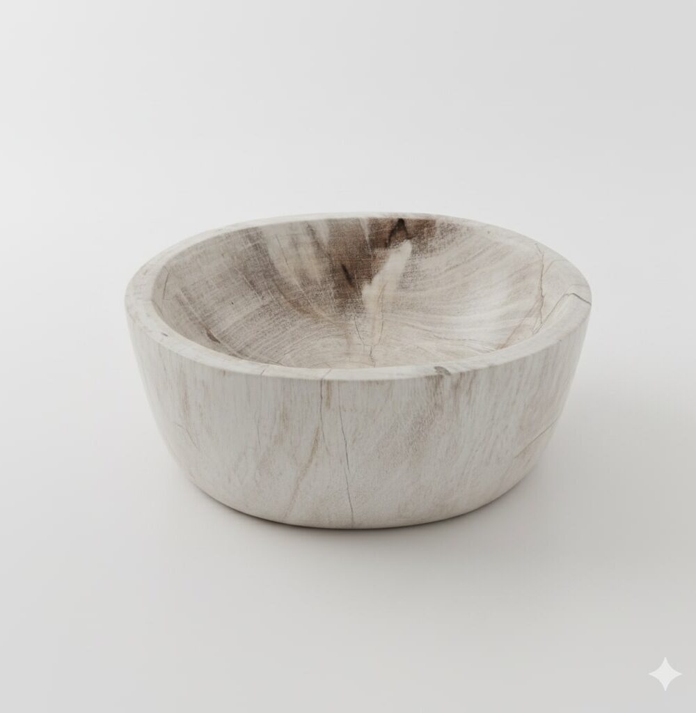 Natural Petrified Bowl - BL016