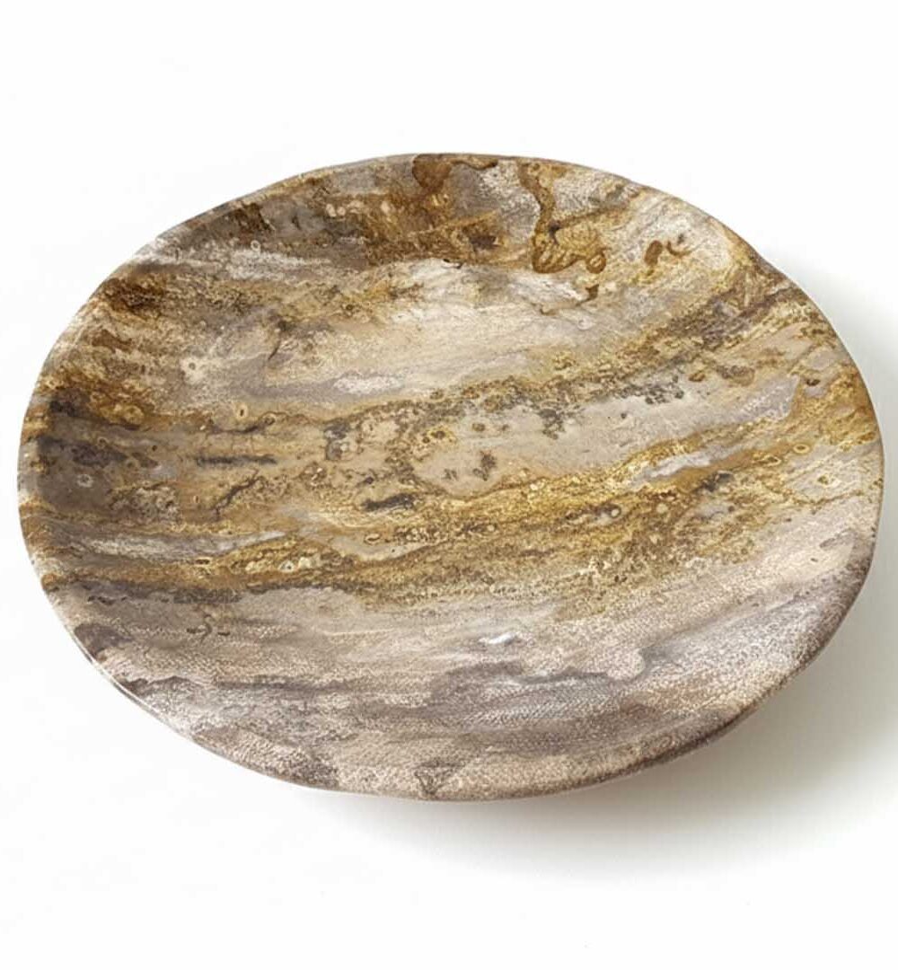 Petrified Rounded Plate - PL015