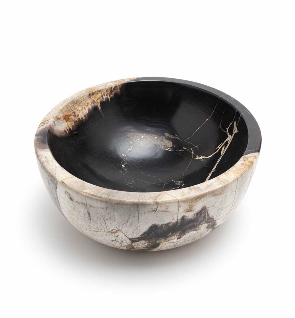 Natural Petrified Bowl - BL027