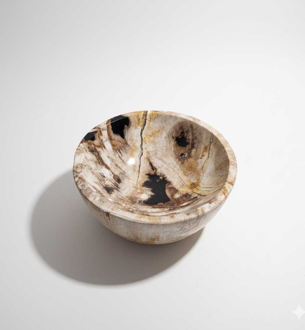 Natural Petrified Bowl - BL029