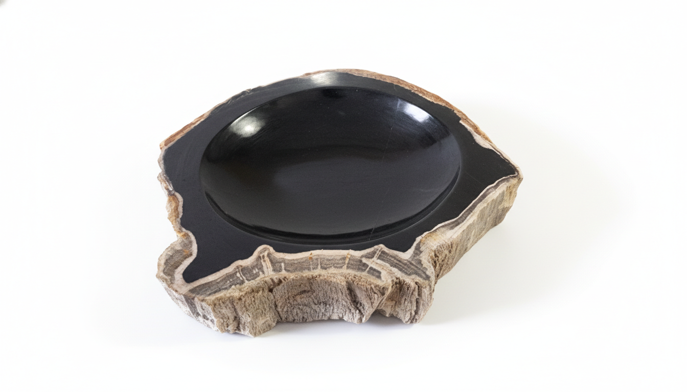 Petrified Wood Ashtray - AS025