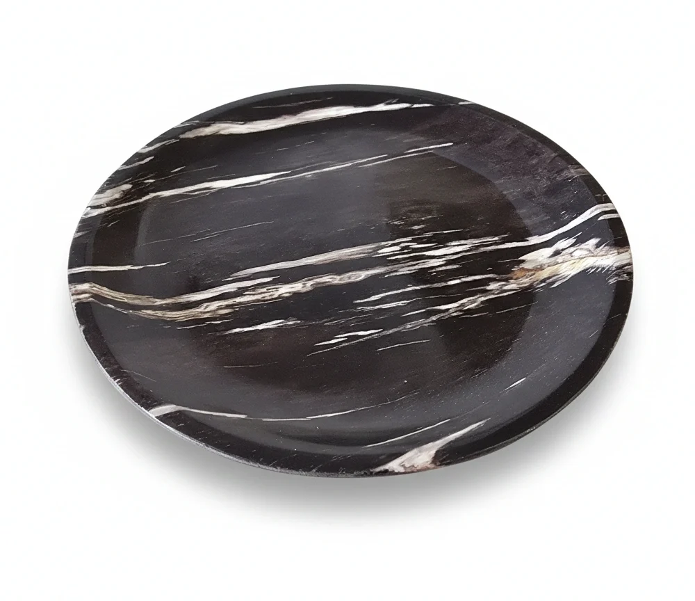 Rounded Petrified Plate – PL093