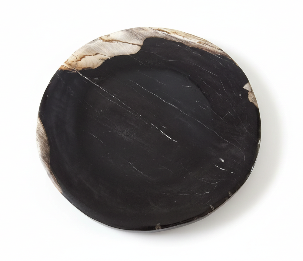 Rounded Petrified Plate – PL080