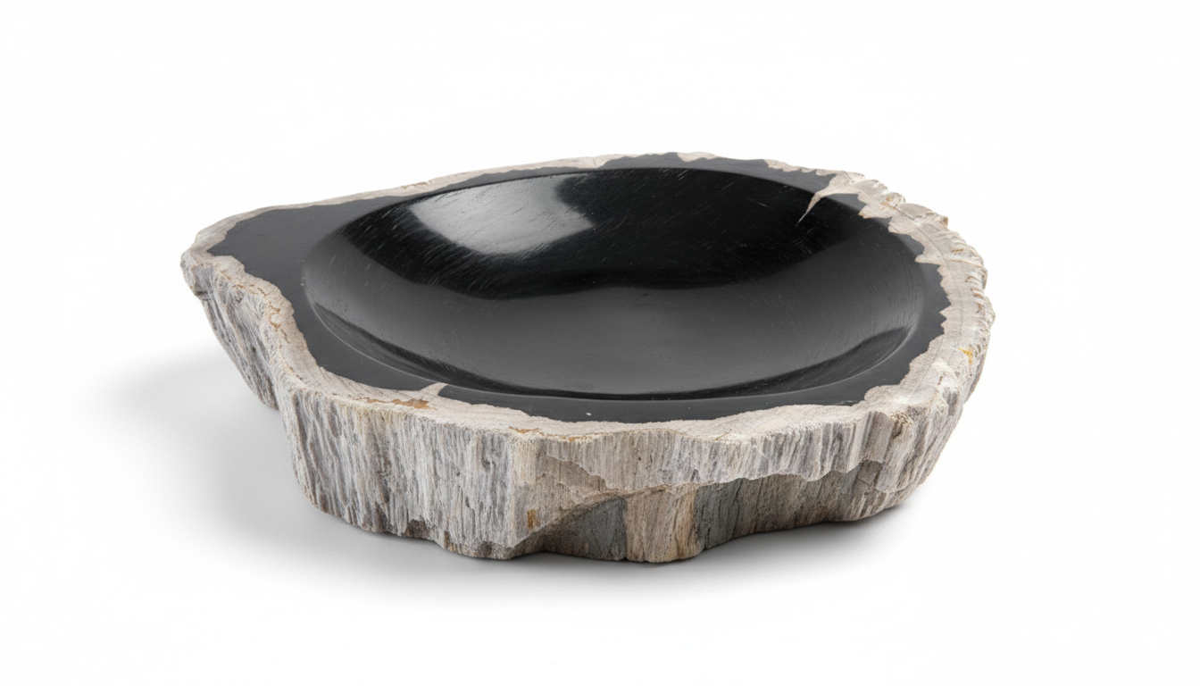 Petrified Wood Ashtray - AS017