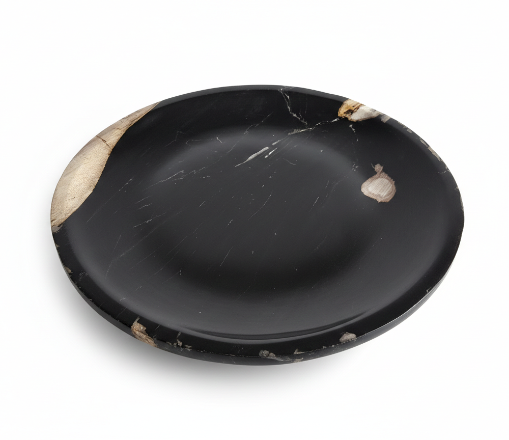 Rounded Petrified Plate – PL080