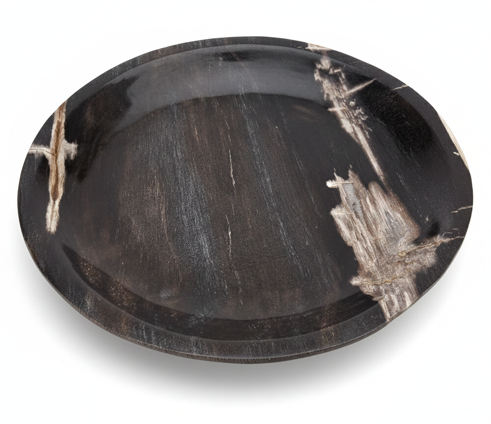 Rounded Petrified Plate – PL084