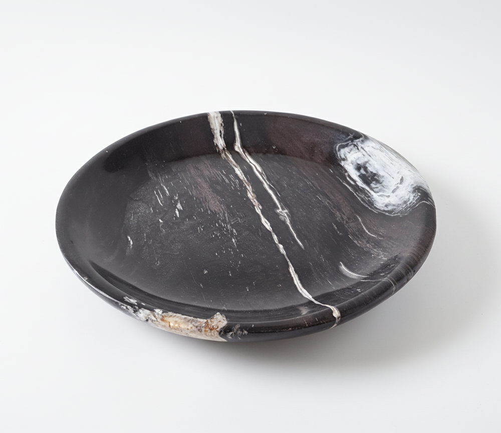 Rounded Petrified Plate – PL085