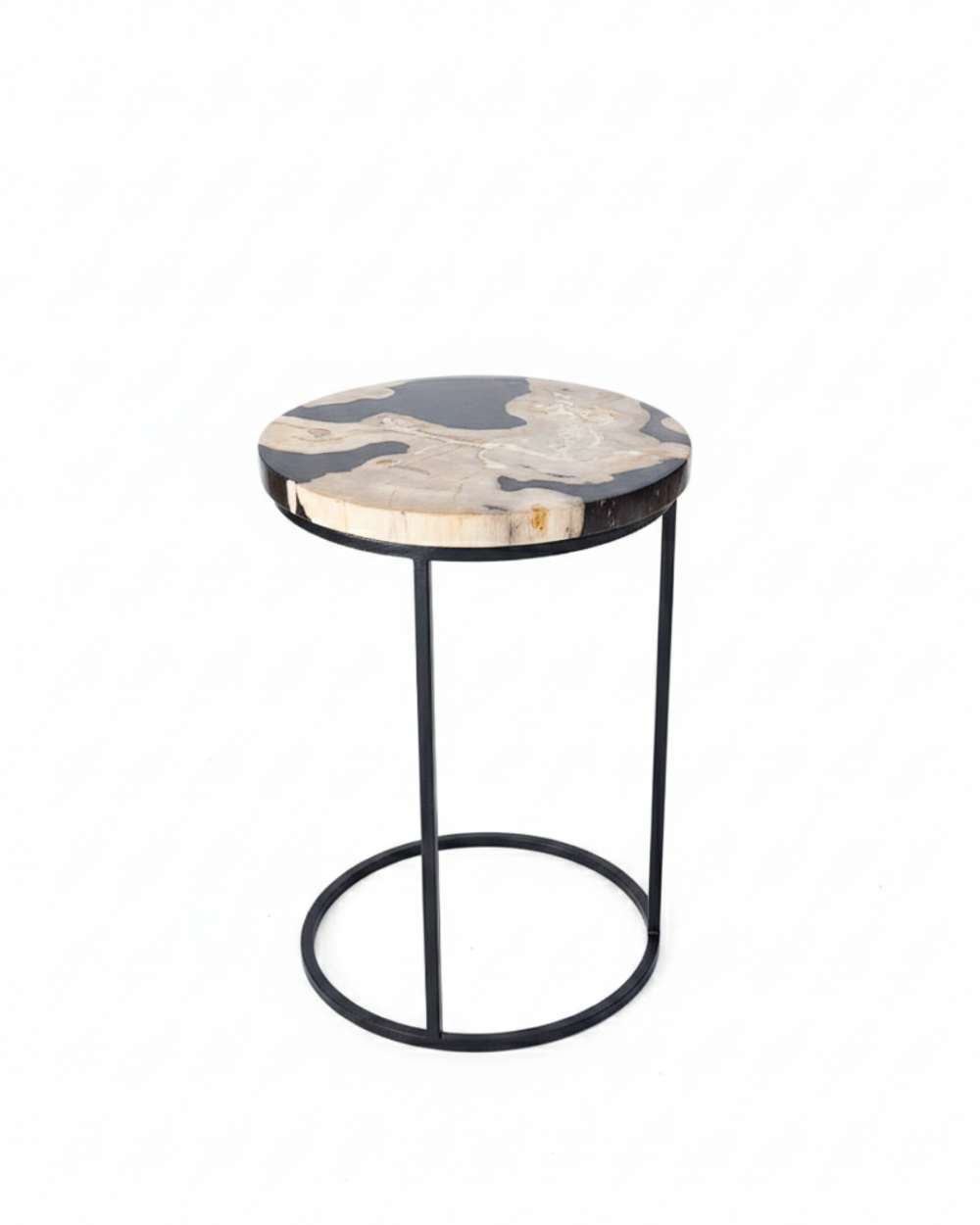 Petrified Wood End Table - TB080