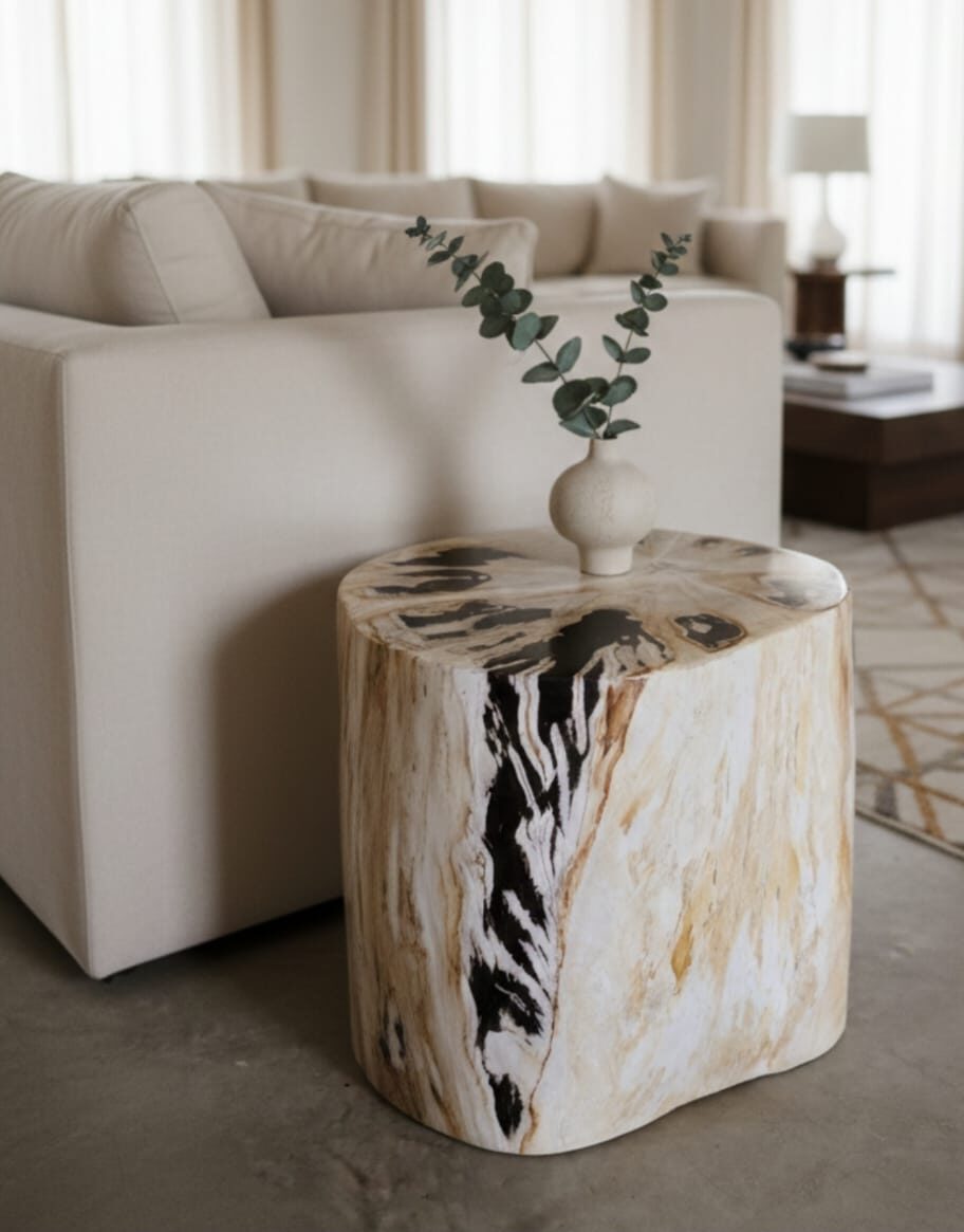 Petrified Wood stool