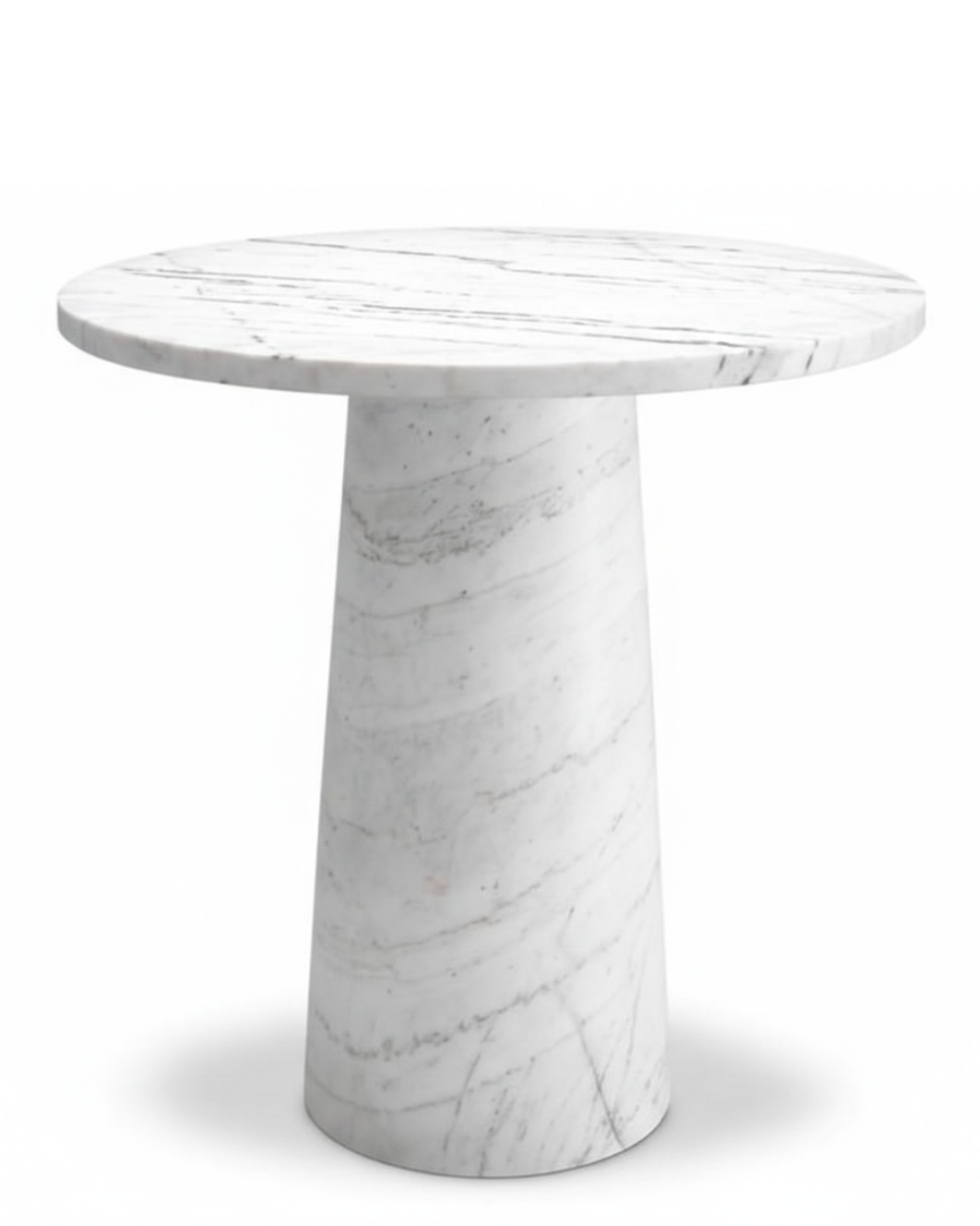 White Marble Side Table