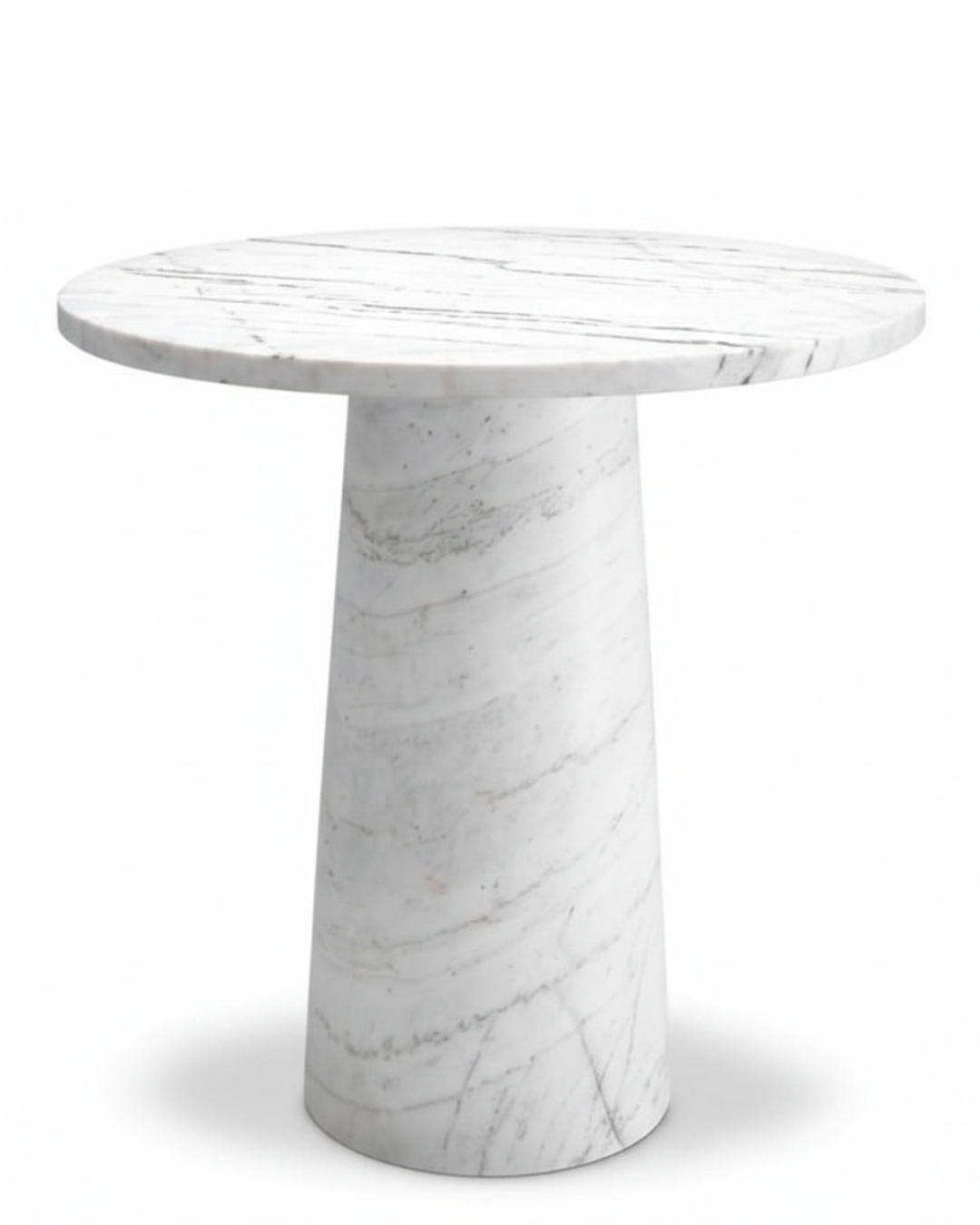 White Marble Side Table