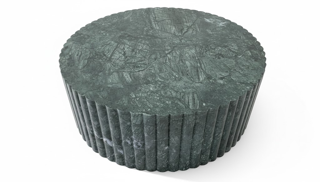 Green Marble Coffee Table - TB091 - Image 2