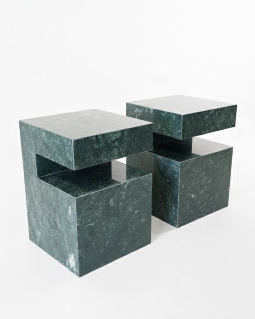 Green Marble Side Table - TB092