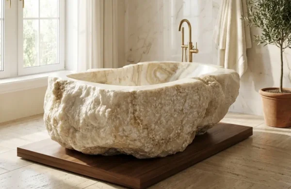 3 Onyx Bathtub Recommendation for Luxurious Bathroom Interior