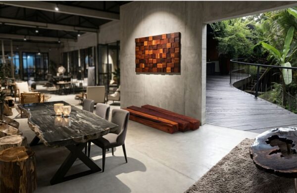 Integrating Petrified Wood and Ulin in Modern Architecture