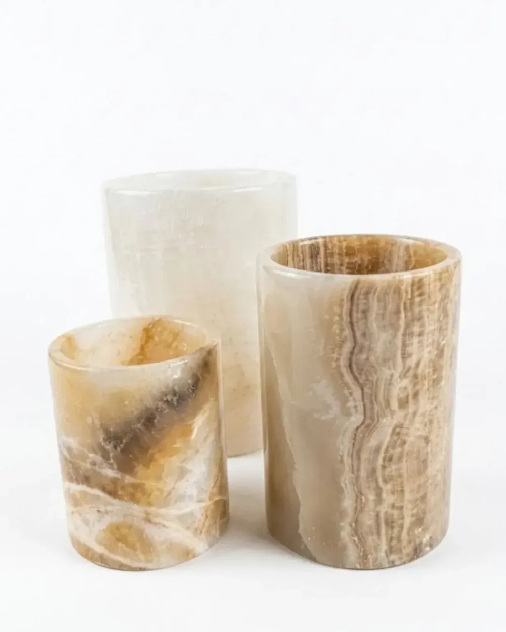 Onyx Candle Holder Set of 3