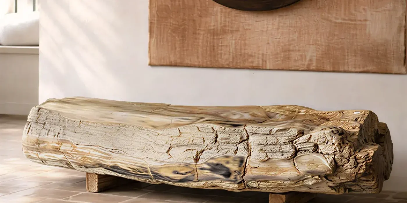 Stone, Yet Wood: The Ergonomic and Exclusive Touch of Petrified Wood in Your Design