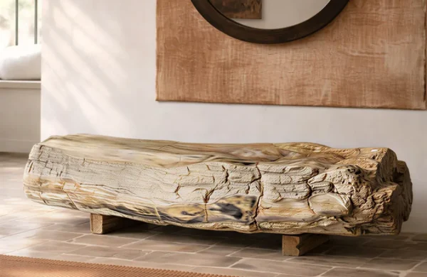 Stone, Yet Wood: The Ergonomic and Exclusive Touch of Petrified Wood in Your Design