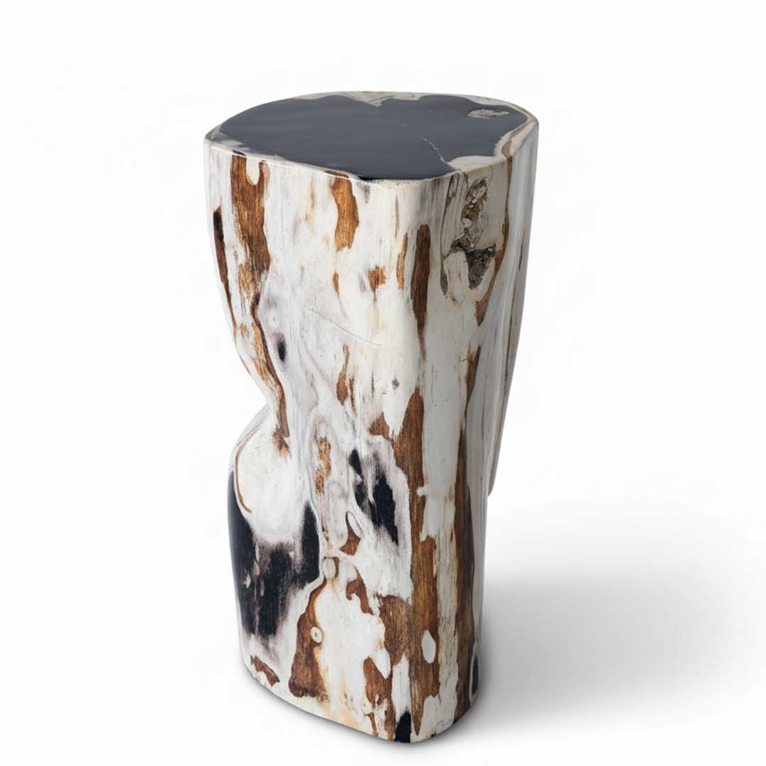 petrified wood stool