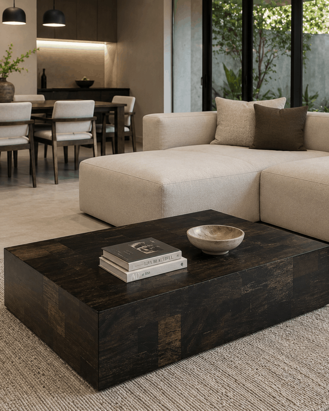 Petrified Wood Coffee Table – TB118