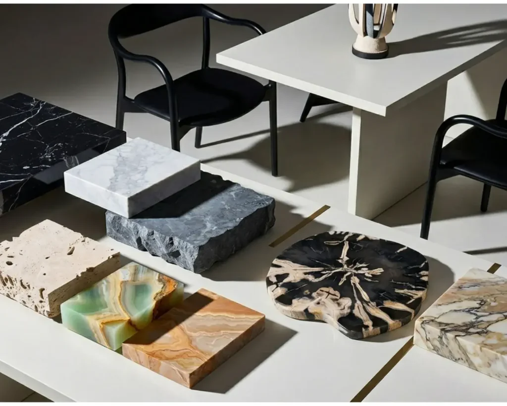 The Best Natural Stone Furniture Colors for Modern Homes