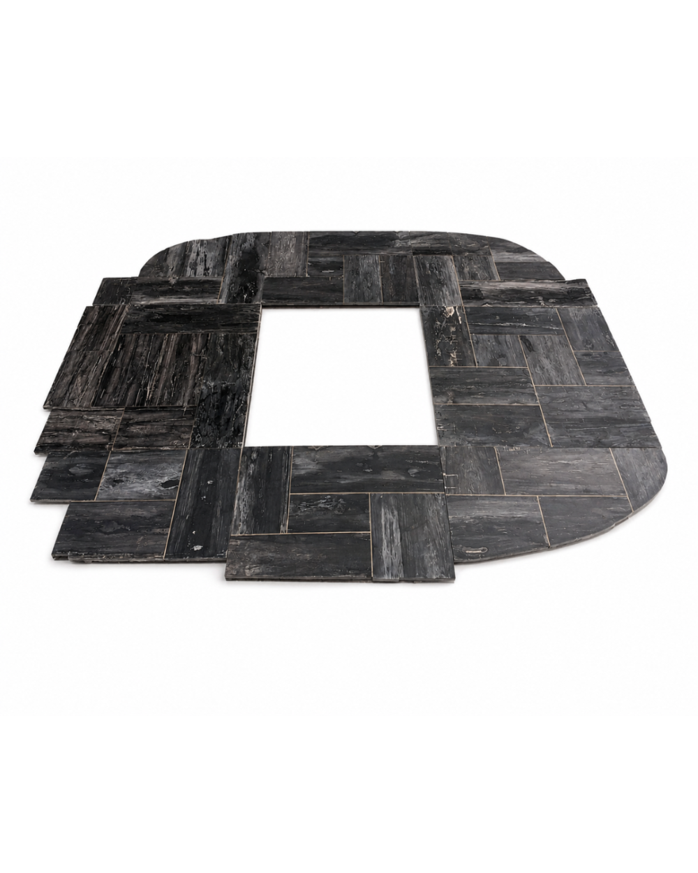 Custom Petrified Wood Dining Table