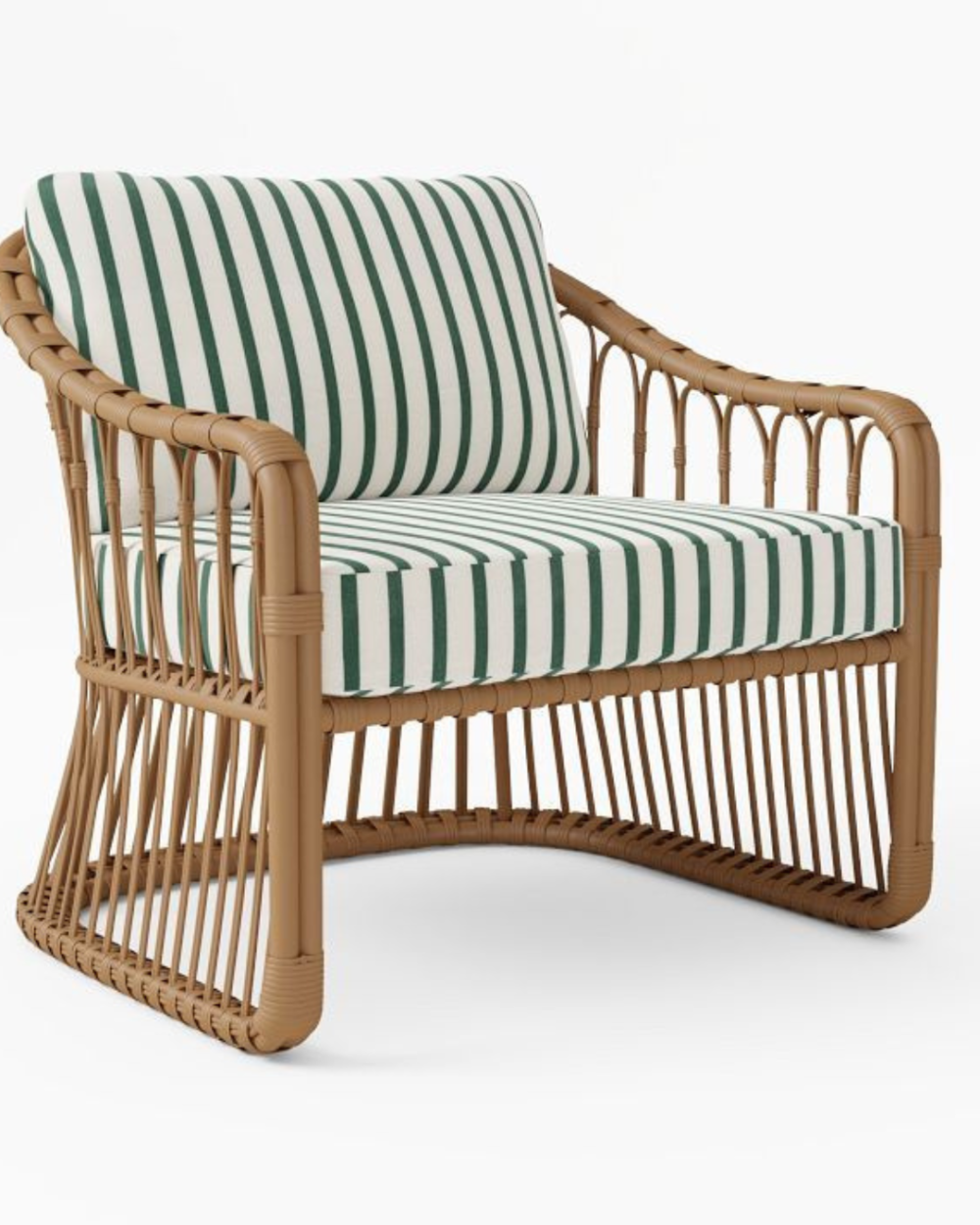 Modern Rattan Lounge Chair