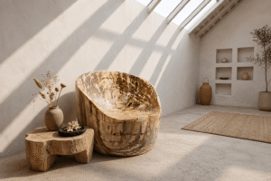 The Craftsmanship Behind Every Bali Petrified Wood Furniture Piece